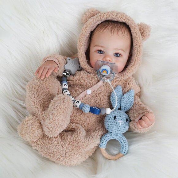 Reborn Baby Dolls 18 Inch Realistic Baby Doll Lifelike Full Baby Boy Real